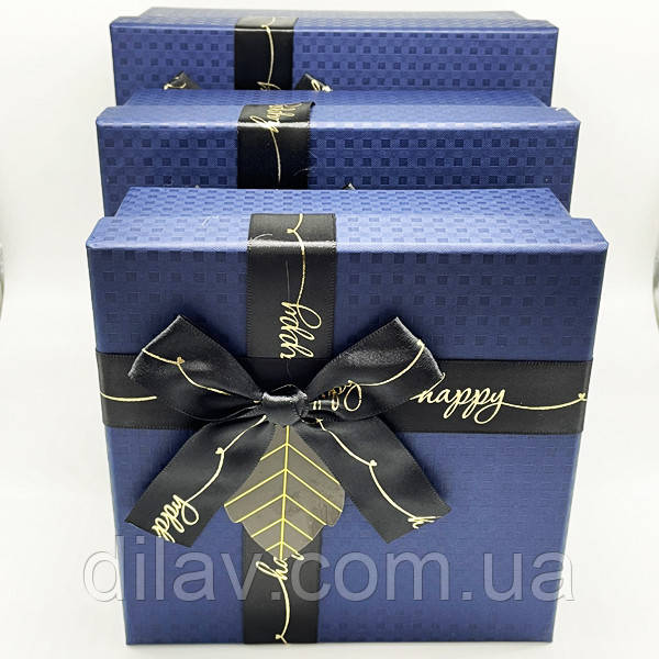 Коробка подарункова, паковання 3 штучки