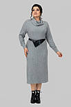 Плаття Раміна сіре 50 (102210), фото 8