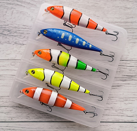 Набір Воблерів Pontoon21 Bet-A-Minnow 92SP 5шт в коробці, фото 1