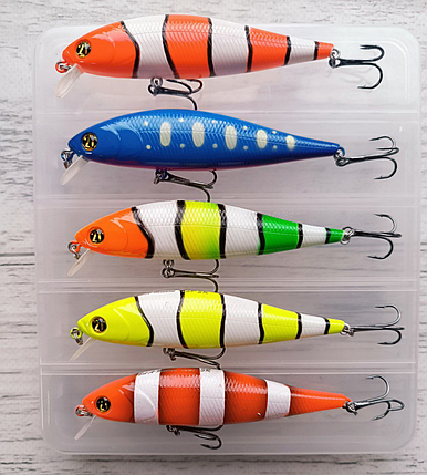 Набір Воблерів Pontoon21 Bet-A-Minnow 92SP 5шт в коробці, фото 3
