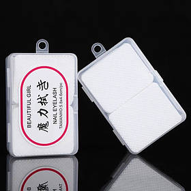 Білі перфоровані безворсові серветки Beautiful girl 08 на 180 шт. у пластиковому контейнері