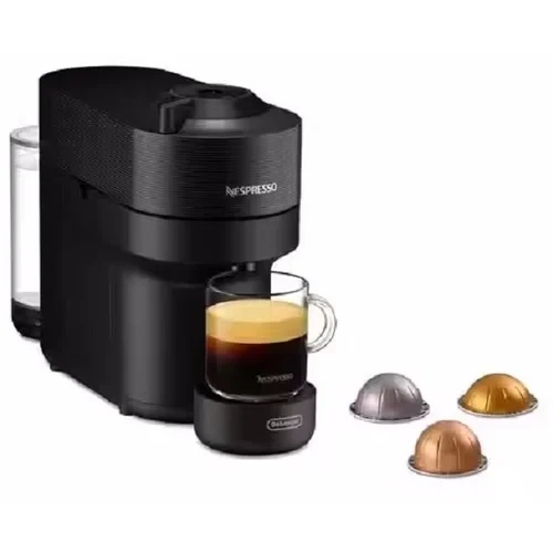 Капсульна кавоварка еспресо Delonghi Nespresso Vertuo Pop Black (ENV90.BAE)