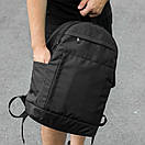 Спортивний міський рюкзак Comat чорний тканинний на 17 літрів, фото 5