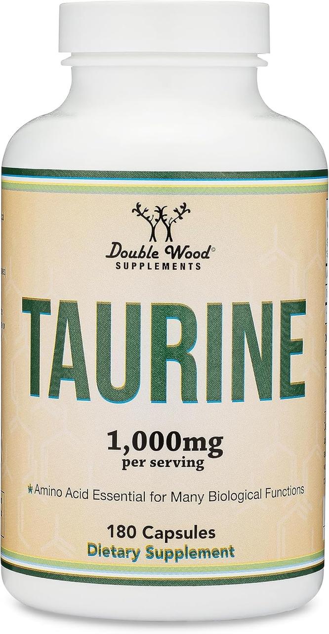 Double Wood L-Taurine / Таурин 180 капсул 01/2026