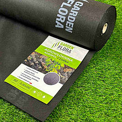Агроволокно Чорне Garden Flora 60 г/м2 3.20м 100м. Польща агроволокно для мульчування городу