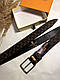 Ремінь шкіряний Louis Vuitton луї вітон, Classic Brown 3.5 cm, фото 4