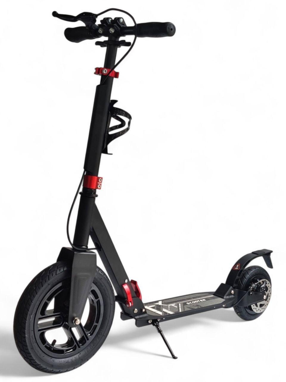 Самокат міський двоколісний Scooter Hammer Big Wheel 18A складаний з дисковим гальмом