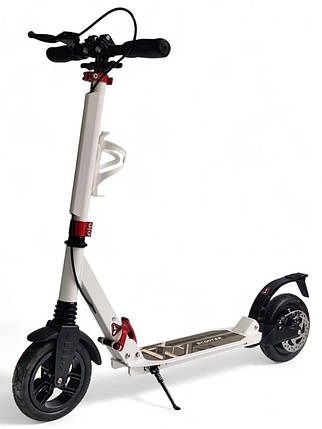 Самокат міський двоколісний Scooter Hammer 04P складаний з дисковим гальмом, 2 кольори, фото 1