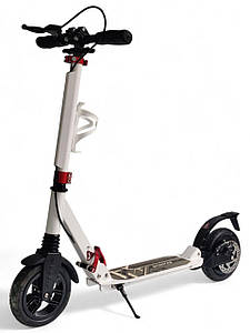 Самокат міський двоколісний Scooter Hammer 04P складаний з дисковим гальмом, 2 кольори