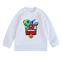 Свитшот детский с принтом Brawl Stars 9 Бравл Старс