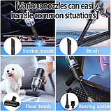 Ручний пилосос Stea, 13000 Па, бездротовий ручний пилосос, що перезаряджається через USB, портативний, легкий, міні, фото 3