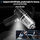 Ручний пилосос Stea, 13000 Па, бездротовий ручний пилосос, що перезаряджається через USB, портативний, легкий, міні, фото 5