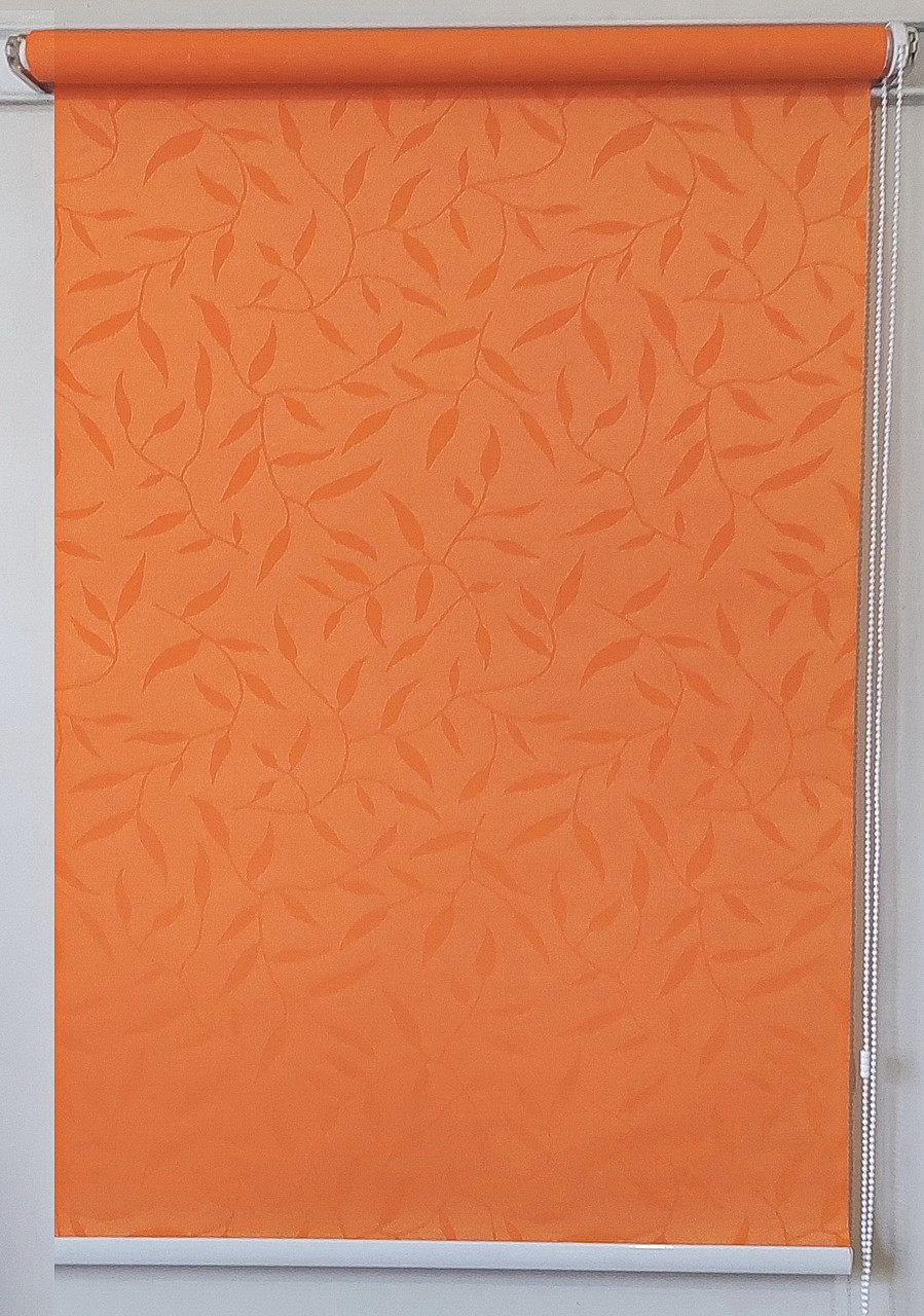 Рулонна штора Натура Помаранчевий