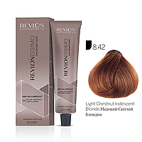 Краска для волос Revlonissimo Colorsmetique High coverage ( для седины) № 8.42 Медовый Светлый Блондин