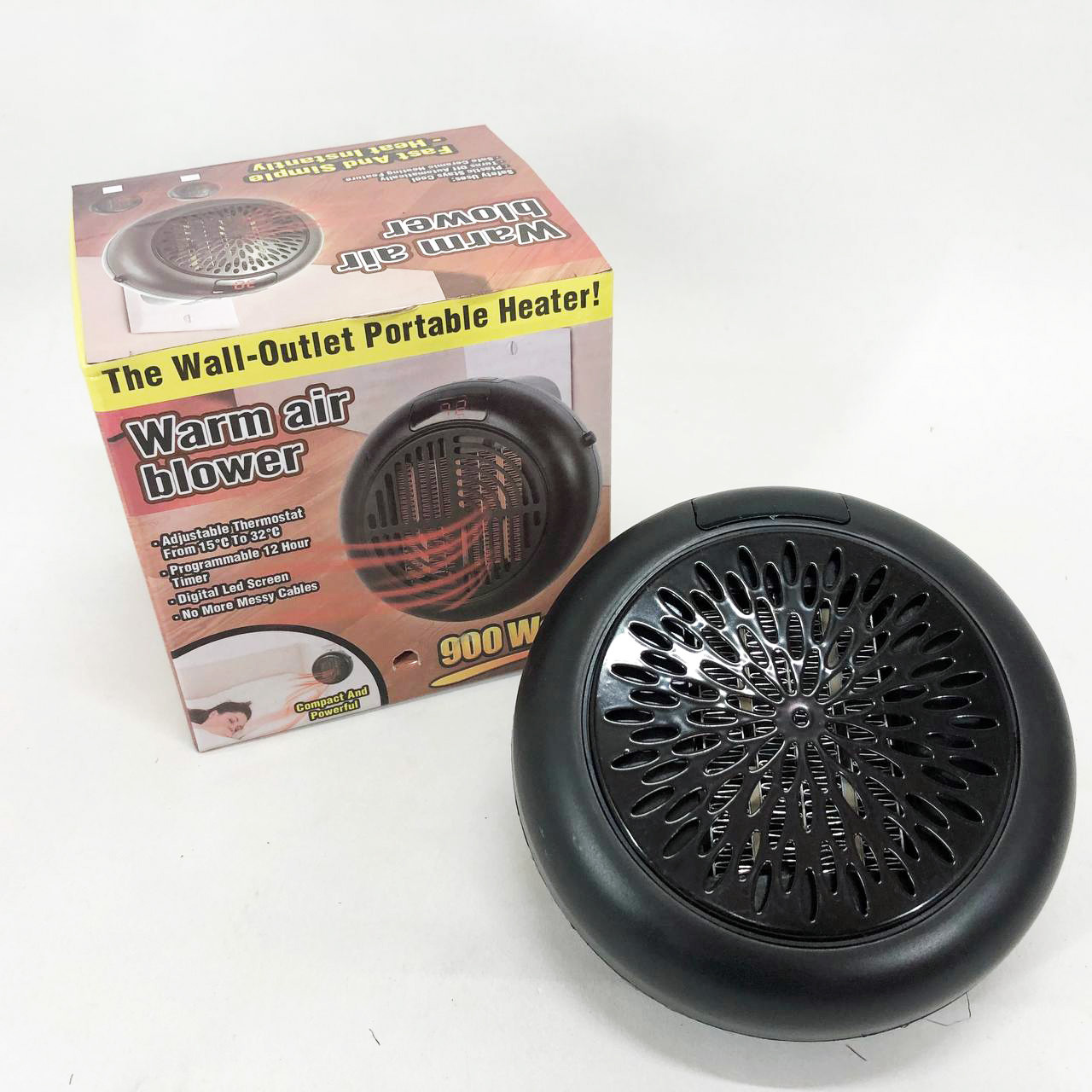 Дуйко для тепла Wonder, Портативний обігрівач в розетку, Дуйчик мініатюрний, Обігрівач електричний DX-32, фото 1