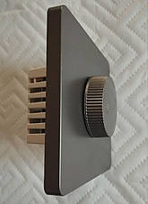 Димер вентилятора design сірий + коробка монтажна, фото 5