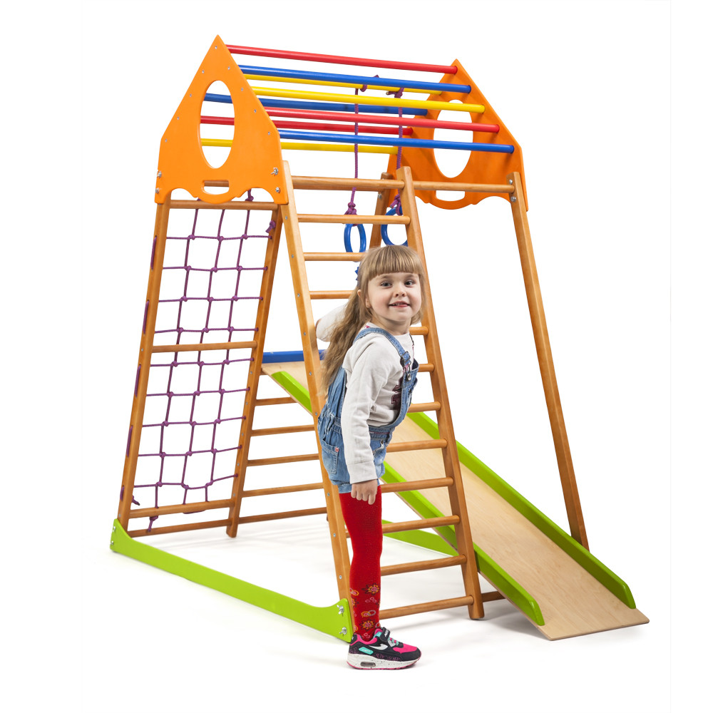 SportBaby Дитячий спортивний комплекс для дому KindWood
