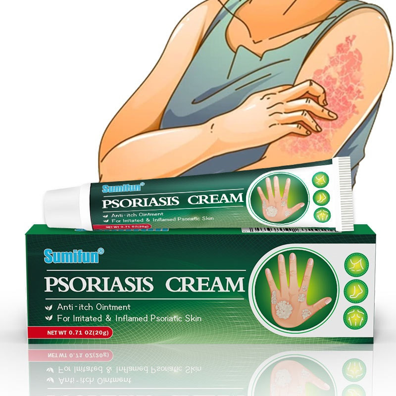 Крем Psoriasis для шкіри від псоріазу 20 г, від обпорошувального лишаю, крем для зовнішнього догляду за шкірою проти свербіння