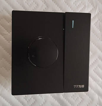 Регулятор обертів димер вентилятора design plus чорний, фото 1