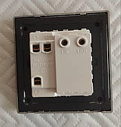 Регулятор обертів димер вентилятора design plus чорний, фото 3