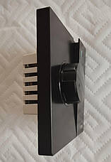 Регулятор обертів димер вентилятора design plus чорний, фото 4