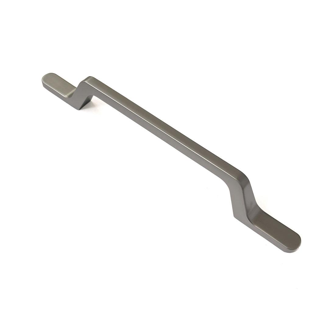 Меблева ручка-скоба Kerron, 128 мм, сіра (S-2430-128 GR)