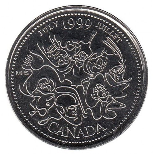 Канада 25 центів, 1999 Липень 1999, Нація людей  №2379