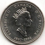Канада 25 центів, 1992 Альберта №2378, фото 3