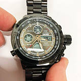 Годинники для модного чоловіка SKMEI, Стильні статусні наручні годинники стрілочні SI-56, фото 2