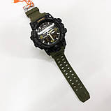Годинники наручні електронні тактичні SKMEI 1586AG, Годинники для риболовлі та походів GI-72, фото 4