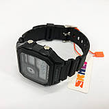 Модні наручні електронні годинники SKMEI 1299BK, Ударостійкі водонепроникні годинники LF-43, фото 6