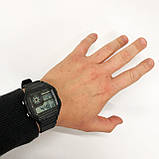 Модні наручні електронні годинники SKMEI 1299BK, Ударостійкі водонепроникні годинники LF-43, фото 4