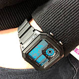 Модні наручні електронні годинники SKMEI 1299BK, Ударостійкі водонепроникні годинники LF-43, фото 2