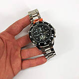 Годинники наручні чоловічі стрілочні годинники для чоловіка Сталеві чоловічі кварцові JB-22, фото 2