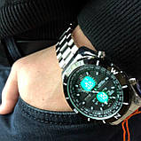 Годинники наручні чоловічі стрілочні годинники для чоловіка Сталеві чоловічі кварцові JB-22, фото 5