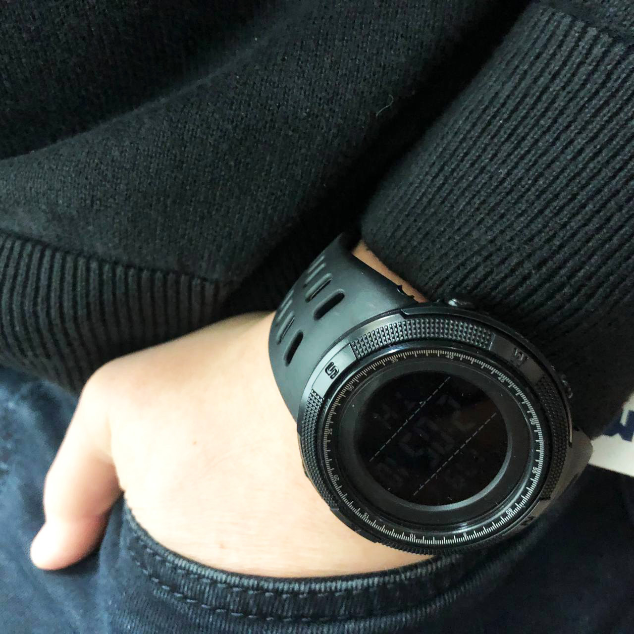 Чоловічі годинники з офіційною гарантією SKMEI 1681BKBK, Спортивні міцні годинники XA-70, фото 1