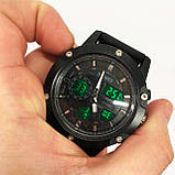 Стильні армійські годинники SKMEI, Годинники для активних військових спортивні скмей YU-76, фото 5