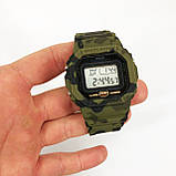 Годинники чоловічі для плавання SKMEI 1628CMGN, Годинники для подорожей Спортивно-тактичні IZ-62, фото 5