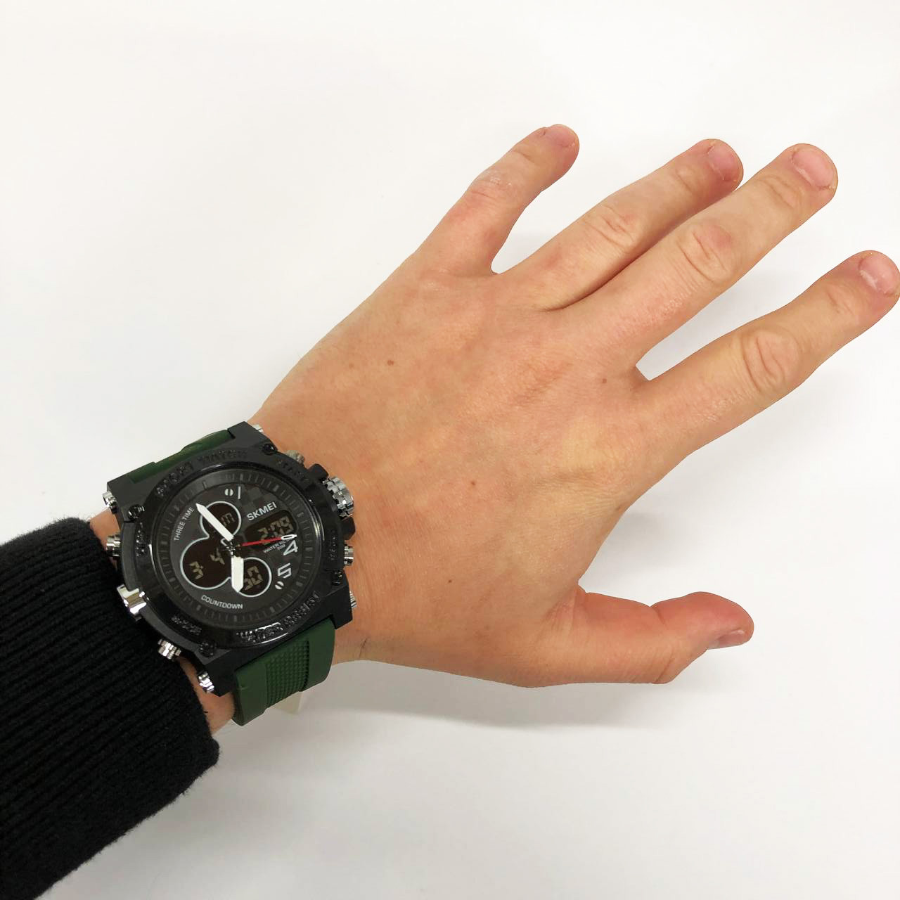 Сучасні військові годинники SKMEI, Водонепроникні електронні годинники Армійські протиударні RF-79, фото 1