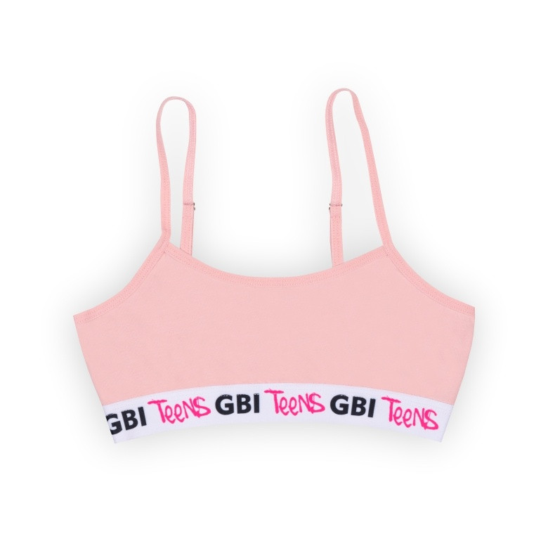 Підлітковий спортивний топ Teens TPT-24-3 р.38 на зріст 152 Пудровий (14100)