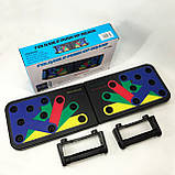 Підставки для віджимання Foldable, Дошка для віджимань power push упори для віджимання чоловіків US-73, фото 10