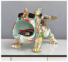 Тримач для ключів, прикрас, дрібниць та інших речей у вигляді сучасного бульдога