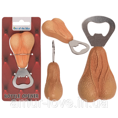 Відкривачка Bottle Opener Testicle, 10 см, фото 1