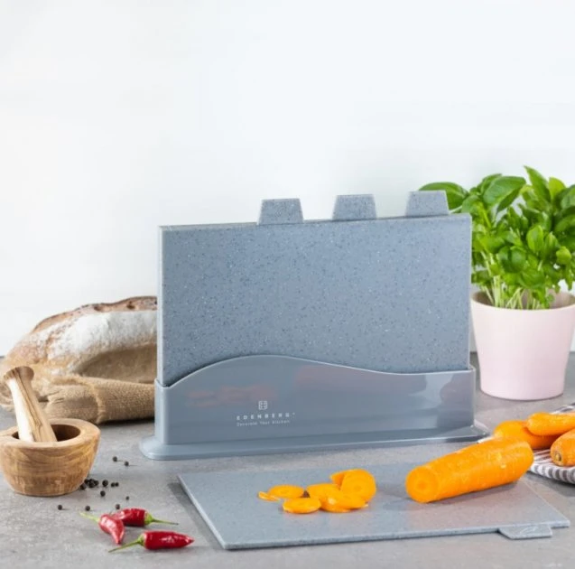 Набір обробних дощок 4 предметів Edenberg EB-11984 Набір кухонних дощечок прямокутні, фото 1