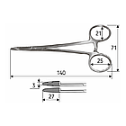 Голкотримач Olsen-Hegar, 14 cм, J-24-041, фото 2