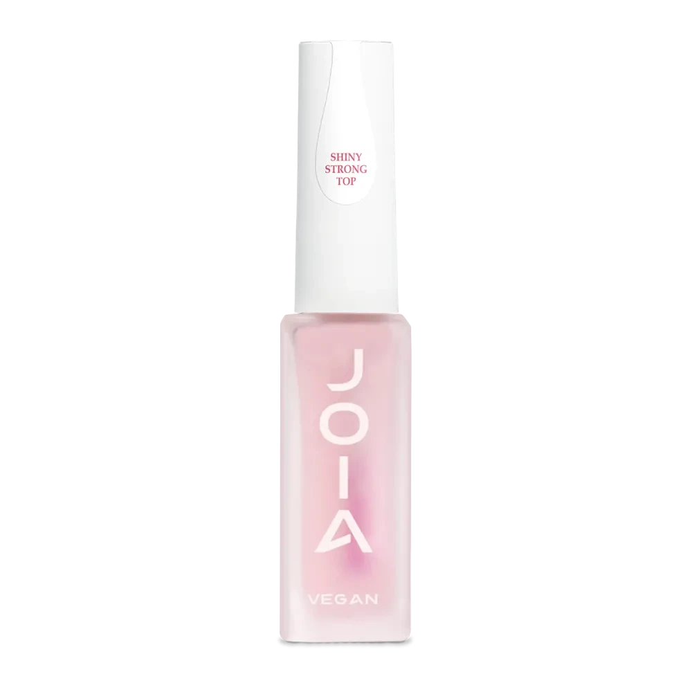 JOIA vegan Блискуче довготривале топове покриття для лаку Shiny Strong Top, 8 мл