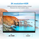 Портативний ультратонкий 2.5K монітор Sibolan 17.3" 2560*1440 IPS QHD, фото 4