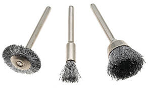 Набір щіток сталевий дріт 3 шт Sturm 9030-07-01