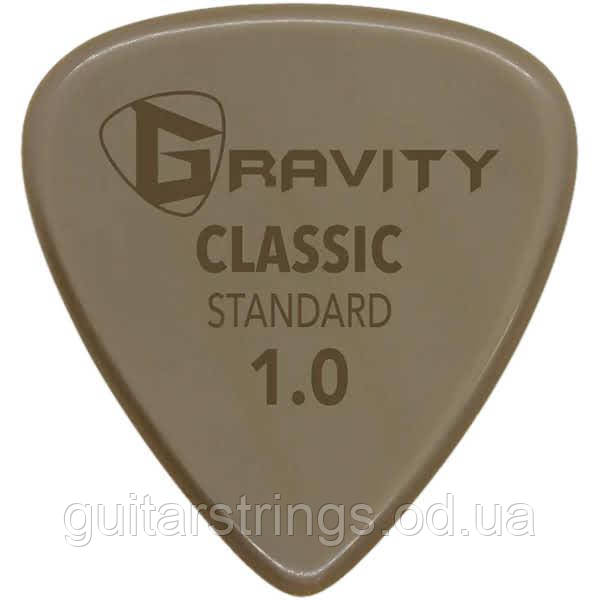 Медіатор Gravity Picks GGCLS10 Classic Gold Standard Polished 1.00 mm