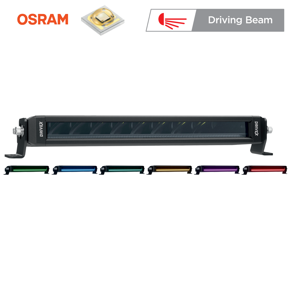 Фара додаткового світла DriveX WL LBA5-20-1 RGB 100W Osr Drivng Серія - робоче світло